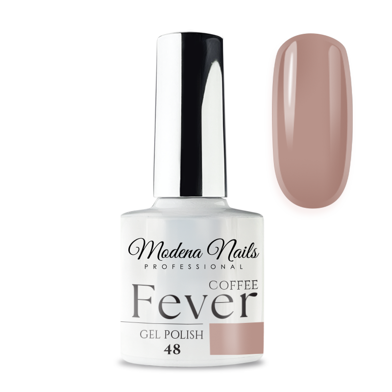 Lakier Hybrydowy FEVER Coffee- 48 - Modena Nails Shop 