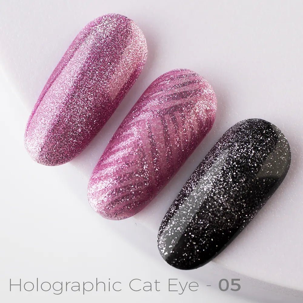 Lakier Hybrydowy Holographic Cat Eye - 05 CE - Modena Nails  
