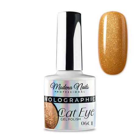 Lakier Hybrydowy Holographic Cat Eye - 06 CE - Modena Nails  