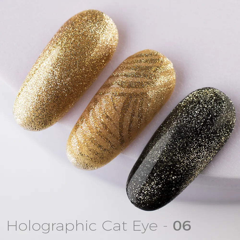 Lakier Hybrydowy Holographic Cat Eye - 06 CE - Modena Nails  