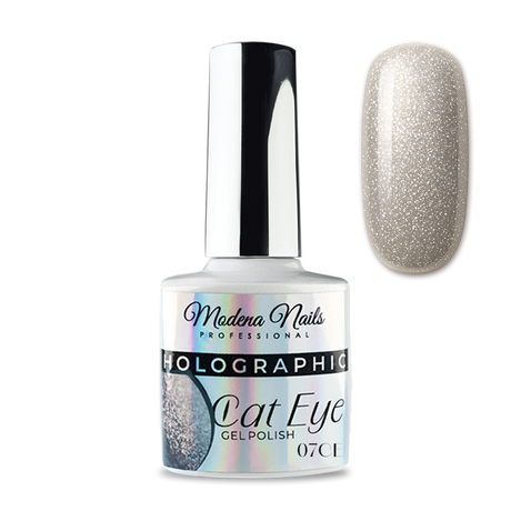 Lakier Hybrydowy Holographic Cat Eye - 07 CE - Modena Nails  