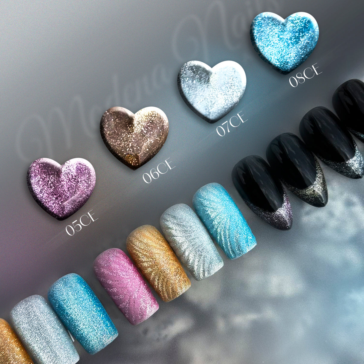 Lakier Hybrydowy Holographic Cat Eye - 07 CE - Modena Nails  