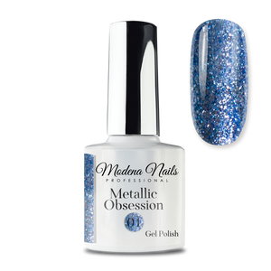 Lakier Hybrydowy Metallic Obsession 7,3ml  01 - Modena Nails  