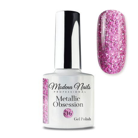 Lakier Hybrydowy Metallic Obsession 7,3ml 06 - Modena Nails Shop 