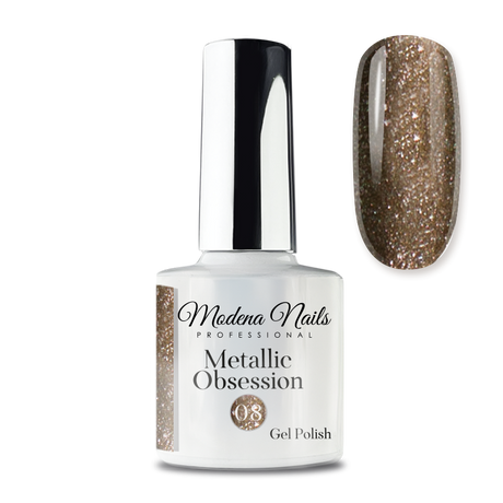Lakier Hybrydowy Metallic Obsession 7,3ml 08 - Modena Nails Shop 
