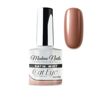 Lakier Hybrydowy Satin Mist Cat Eye - 01 SM - Modena Nails Shop 