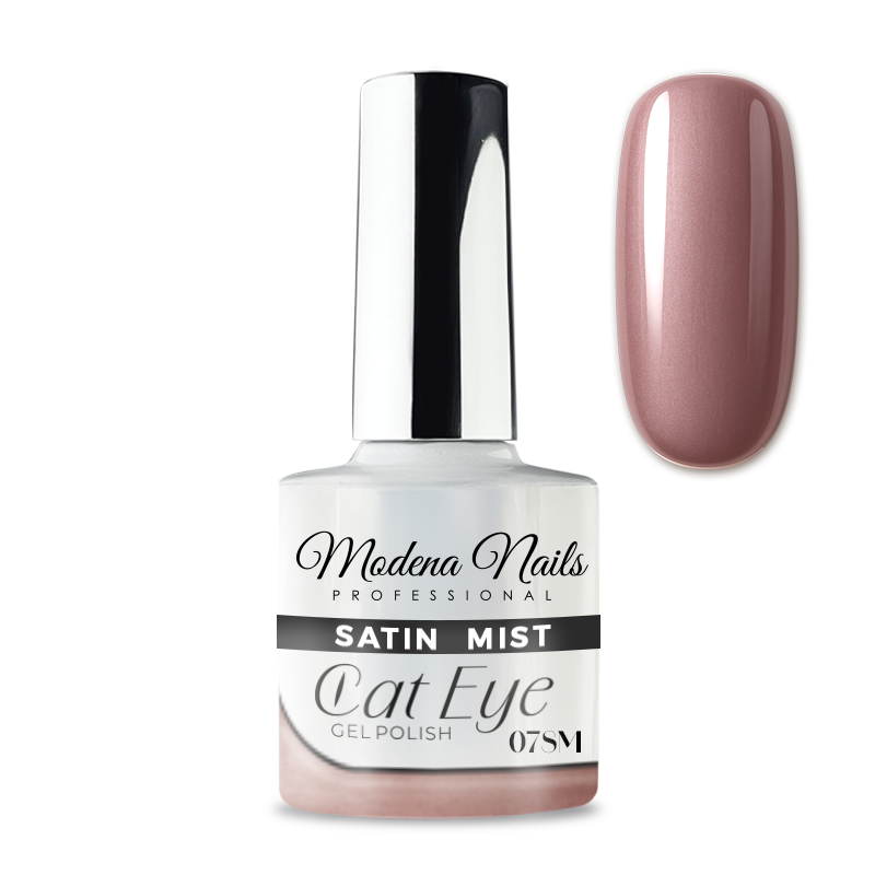 Lakier Hybrydowy Satin Mist Cat Eye  - 07 SM - Modena Nails  
