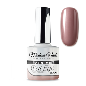 Lakier Hybrydowy Satin Mist Cat Eye  - 07 SM - Modena Nails Shop 