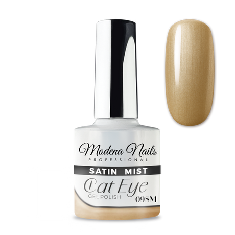 Lakier Hybrydowy Satin Mist Cat Eye  - 09 SM - Modena Nails Shop 