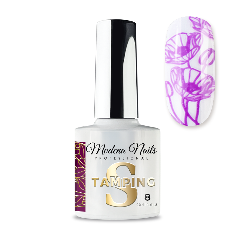Lakier Hybrydowy Stamping 7,3ml - 8 - Modena Nails  
