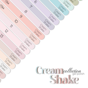Naklejki Na Wzorniki - Cream Shake collection - Modena Nails Shop 