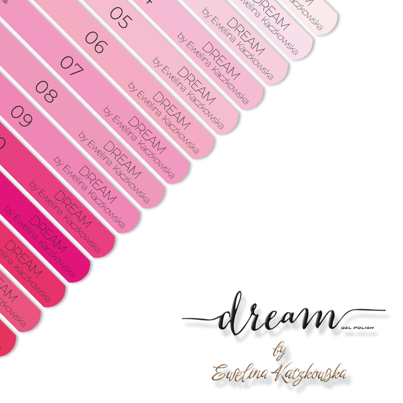 Naklejki Na Wzorniki - DREAM by Ewelina Kaczkowska - Modena Nails Shop 