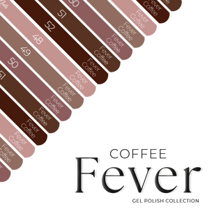 Naklejki Na Wzorniki - Fever collection COFFEE 48-52 - Modena Nails  
