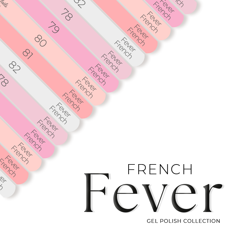 Naklejki Na Wzorniki - Fever collection FRENCH 78-82 - Modena Nails Shop  