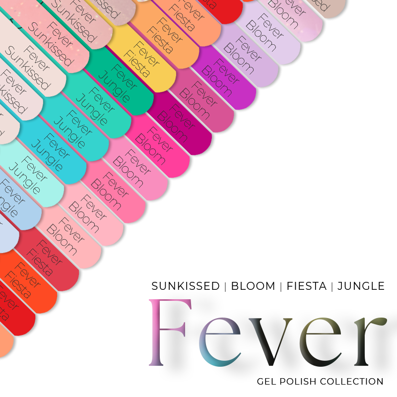 Naklejki Na Wzorniki - Fever collection - Modena Nails  