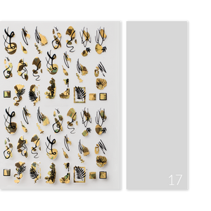 Naklejki Nail Art Gold Glam - Modena Nails  