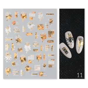 Naklejki Nail Art Gold Glam - Modena Nails  