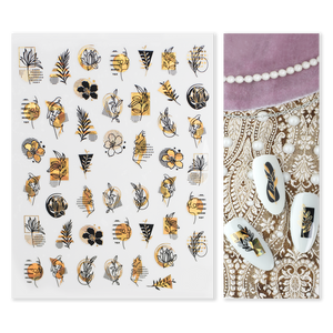 Naklejki Nail Art Gold Glam - Modena Nails  