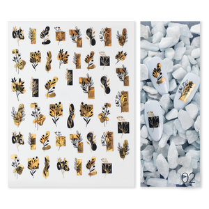 Naklejki Nail Art Gold Glam - Modena Nails  