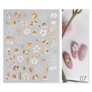 Naklejki Nail Art Gold Glam - Modena Nails Shop 