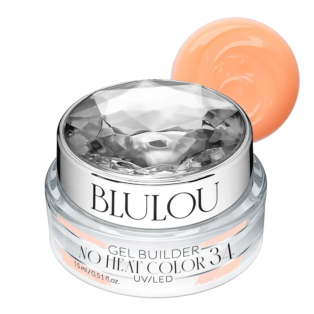NO HEAT COLOR building gel 15ml - 34
