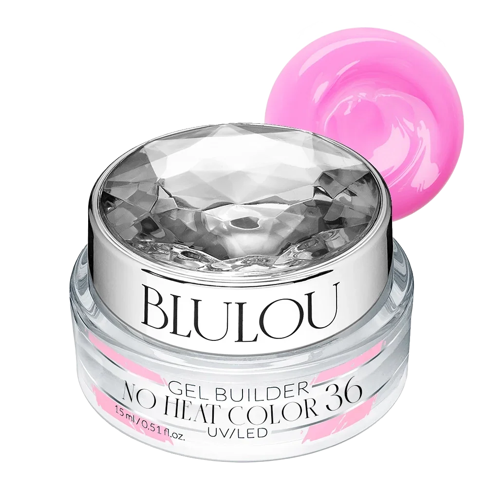 Stavebný gél NO HEAT COLOR 15ml - 36