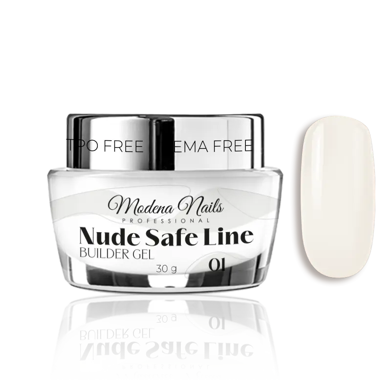 Nude SAFE LINE Builder Gel - 01 - Modena Nails  
