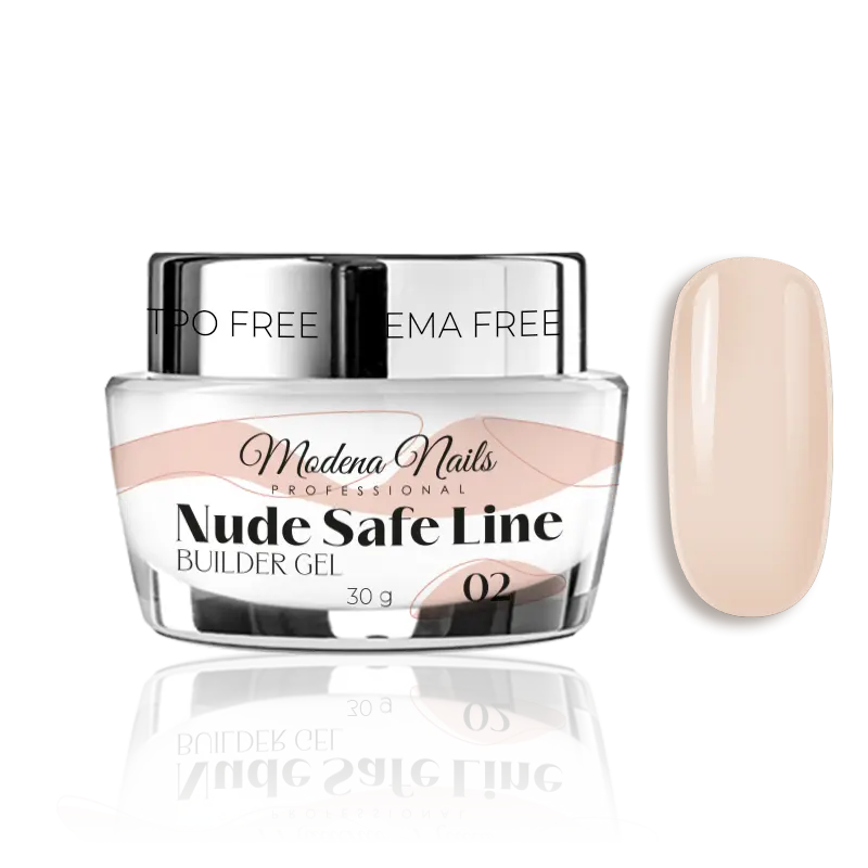 Nude SAFE LINE Builder Gel - 02 - Modena Nails  