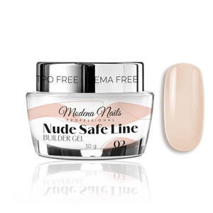 Nude SAFE LINE Builder Gel - 02 - Modena Nails  