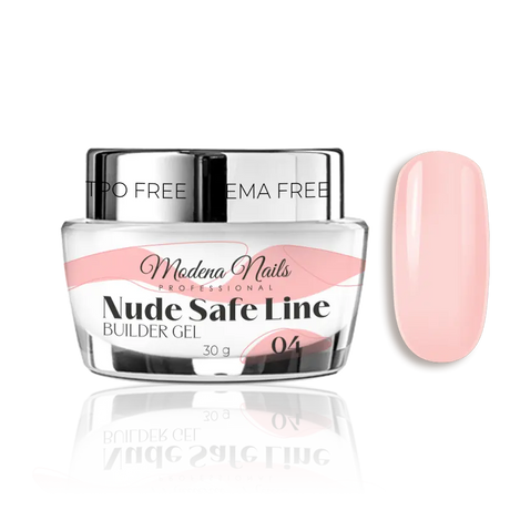 Nude SAFE LINE Builder Gel - 04 - Modena Nails  