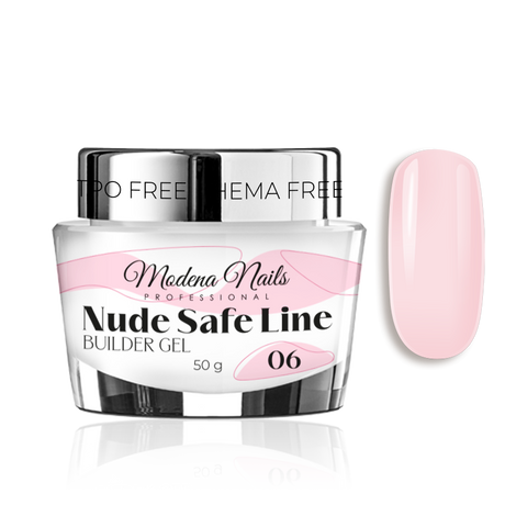 Nude SAFE LINE Builder Gel - 06 - Modena Nails Shop 