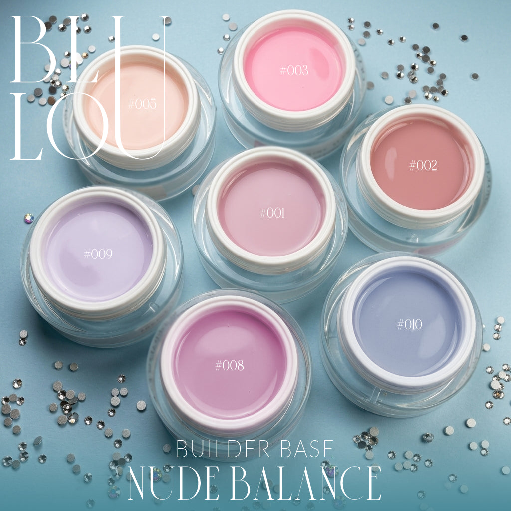BluLou Nude Balance Builder Base 005 15ml - base de construction - pour ongles et extensions naturels