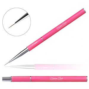 Pędzelek Do Zdobień Nail Art Składany Pink #11 - Modena Nails Shop 