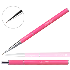 Pędzelek Do Zdobień Nail Art Składany Pink #7 - Modena Nails Shop 