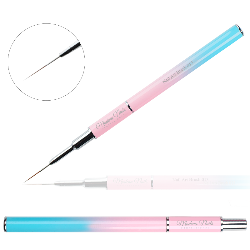 Pędzelek cieniowany do zdobień Nail Art Brush 013 - Modena Nails  