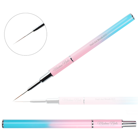 Pędzelek cieniowany do zdobień Nail Art Brush 013 - Modena Nails Shop 