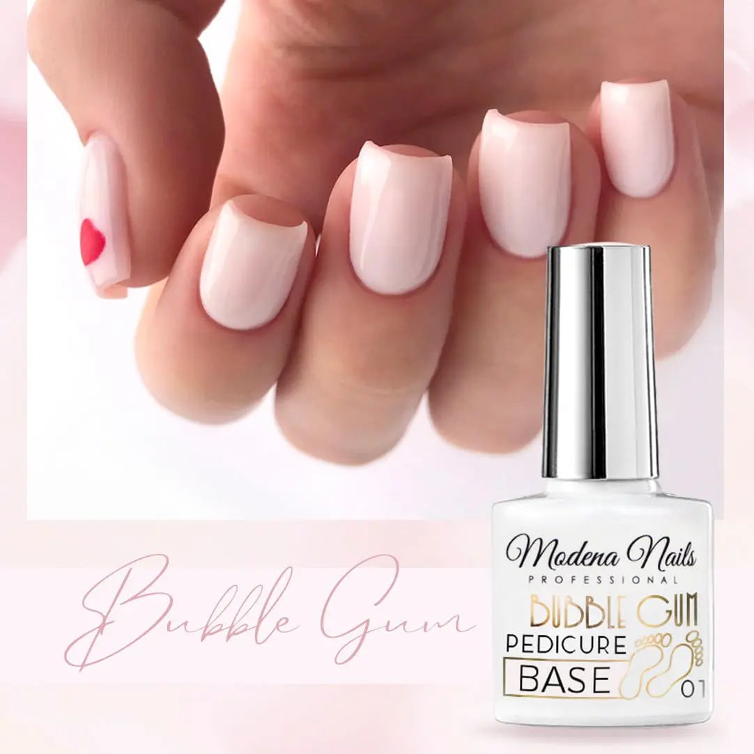 Pedicure Base Bubble Gum - 01 - Modena Nails  