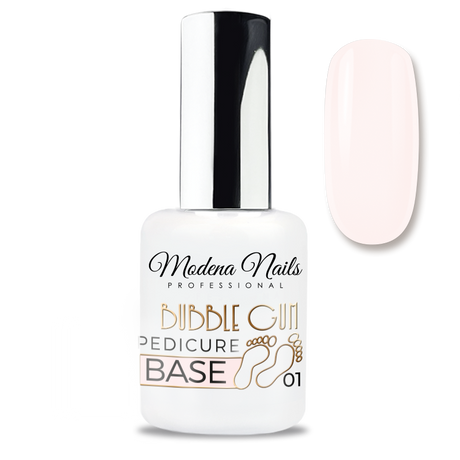 Pedicure Base Bubble Gum - 01 - Modena Nails Shop 