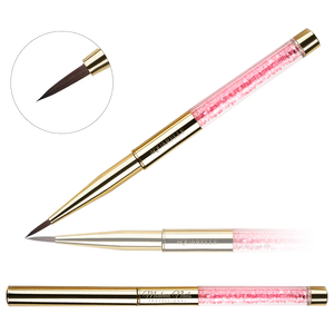 Pędzelek Nail Art z kryształkami Aquarelle Gold #2