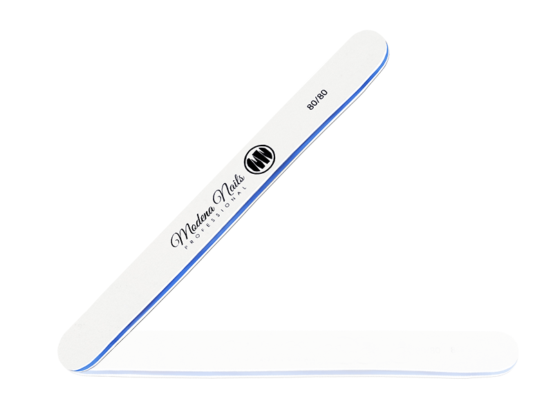 Pilnik Prosty Biały - Modena Nails Shop 