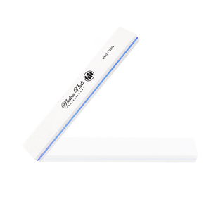 Polerka Prostokątna Biała 280/320 - Modena Nails  