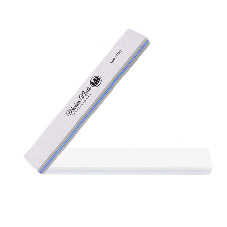 Polerka Prostokątna Szara 100/100 - Modena Nails  