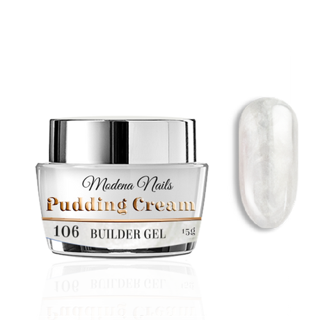 Pudding Cream Builder Gel 15g - 106 - Modena Nails Shop 