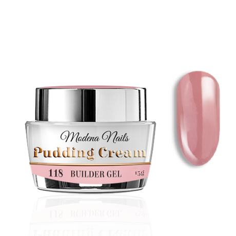 Pudding Cream Builder Gel 15g - 118 - Modena Nails Shop 