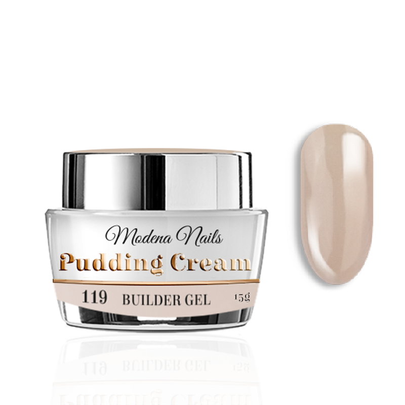 Pudding Cream Builder Gel 15g - 119 - Modena Nails Shop  