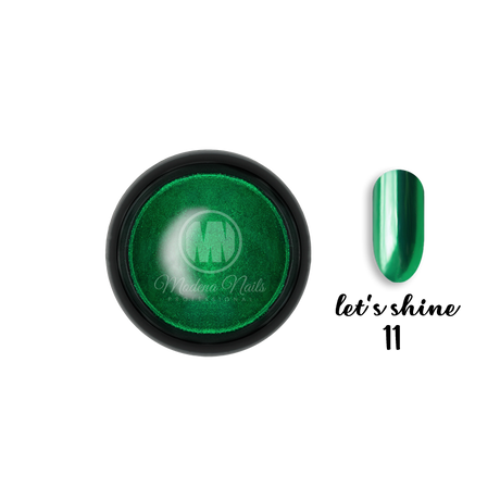 Pyłek Let's Shine NO: 11 + Pacynka - Modena Nails  