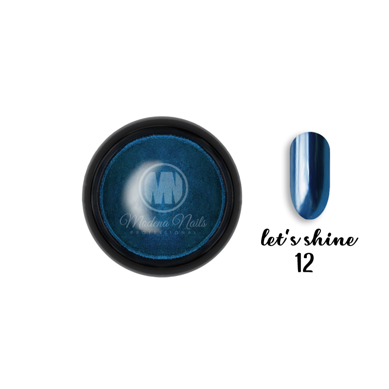 Pyłek Let's Shine NO: 12 + Pacynka - Modena Nails  