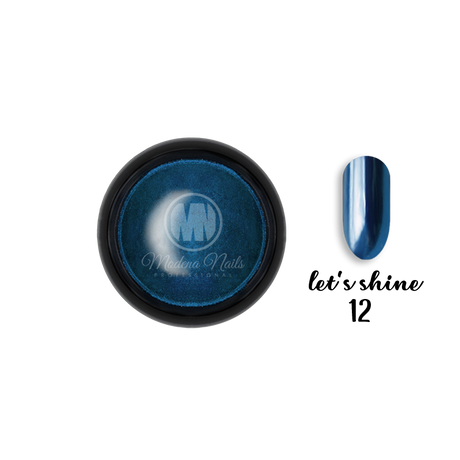 Pyłek Let's Shine NO: 12 + Pacynka - Modena Nails  
