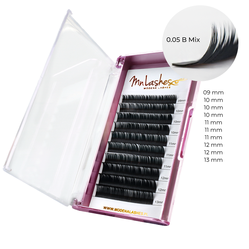 Rzęsy MINK 2D-6D VOLUME MIX ( B ) - Modena Nails Shop 