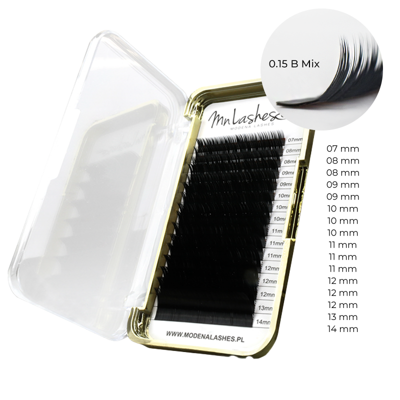 Rzęsy SILK MIX ( B ) - Modena Nails Shop 